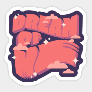 Dream of Me Text Sticker